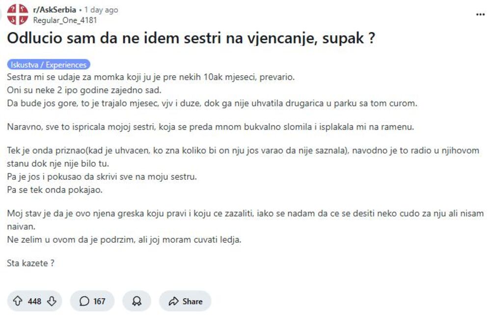 Ispovest jednog brata