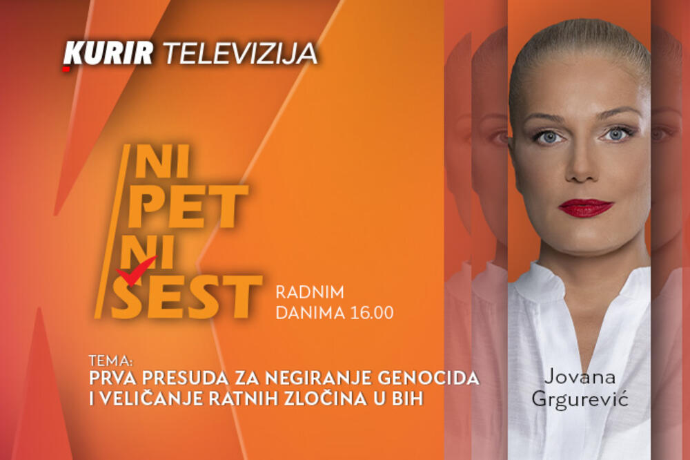 Prva presuda za negiranje genocida i veličanje ratnih zločina u BiH - ne propustite u današnjoj emisiji &ldquo;NI 5 NI 6&rdquo;