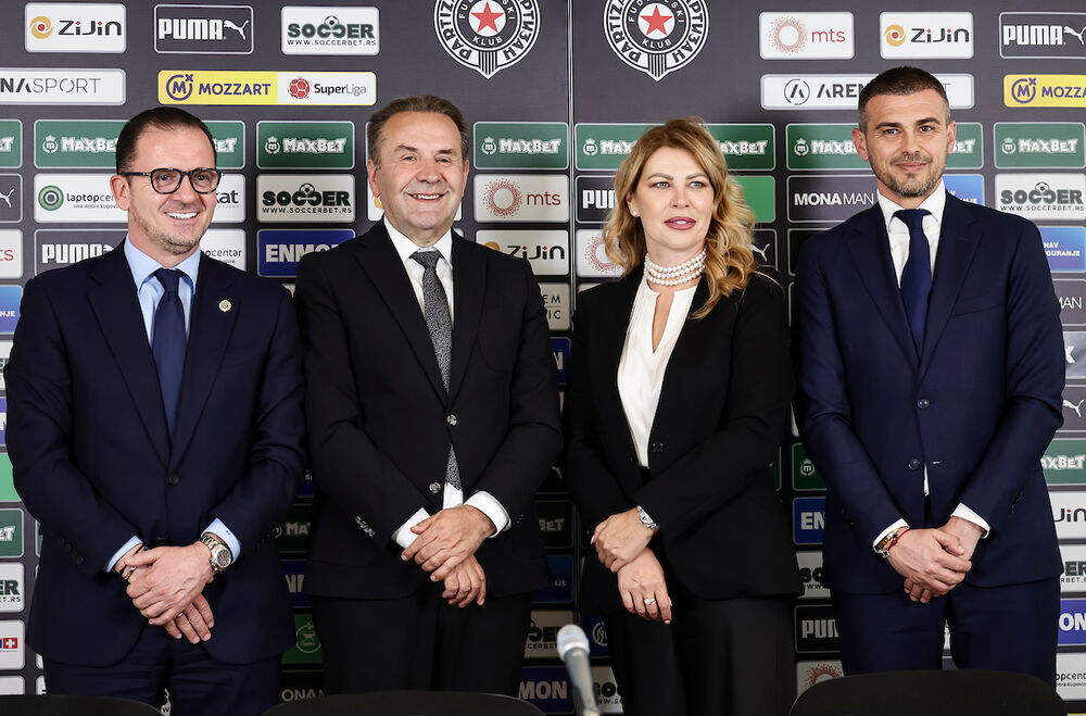 Milka Forcan, Danko Lazović, Predrag Mijatović, Rasim Ljajić, FK Partizan, Uprava FK Partizan
