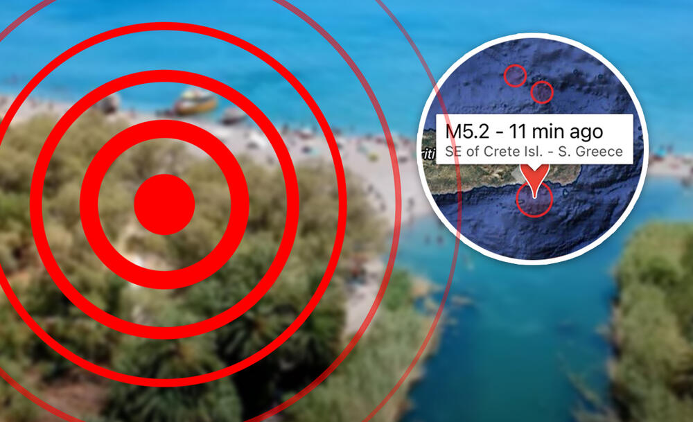 Jak zemljotres pogodio Krit, a tresao se i Karpatos i Kasos!