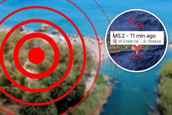 Još jedan zemljotres pogodio popularno letovalište Srba!