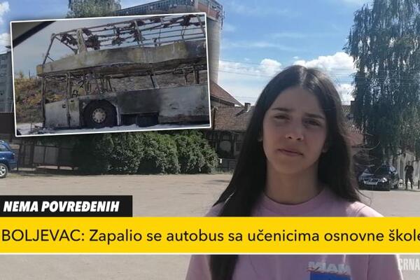 Zašto vozač nije zaustavio zapaljen autobus? Devojčica opisala horor kroz koji je prošla u Boljevcima