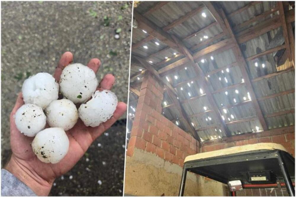 Jako nevreme napravilo haos u Sloveniji: Grad veličine jabuke rušio krovove kuća! (VIDEO)