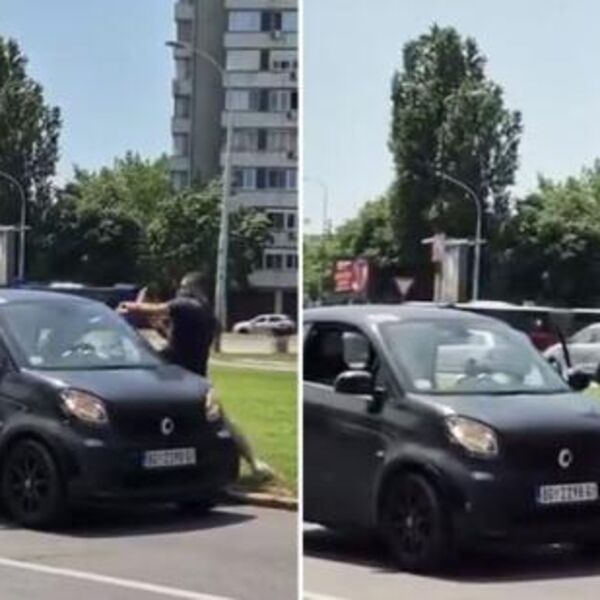 Akcioni film usred Novog Beograda, samo bez režisera: Nova makljaža u saobraćaju, dokle više?! (VIDEO)