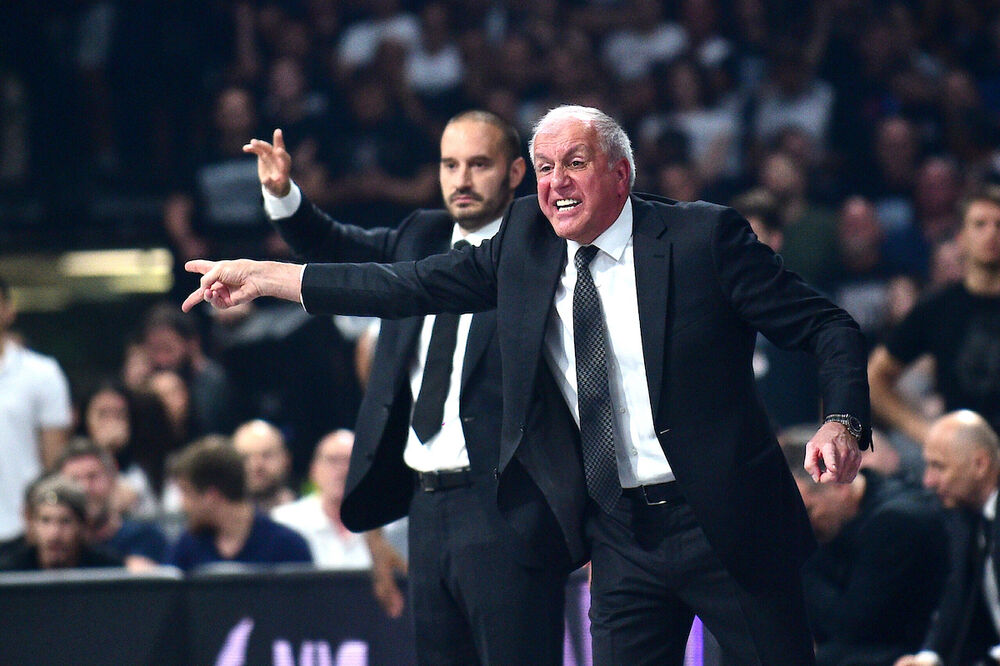 Željko Obradović na četvrtoj utakmici finalne serije ABA lige