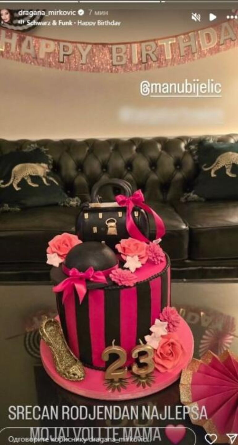 Torta za ćerku Manuelu