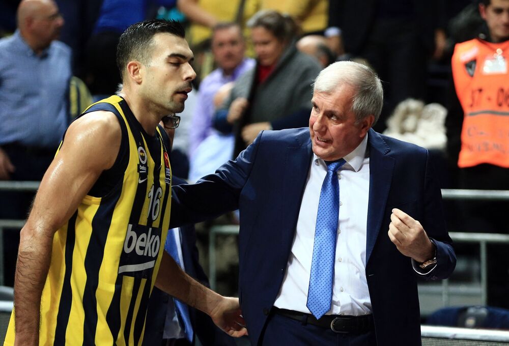 Kostas Slukas i Željko Obradović u Fenerbahčeu