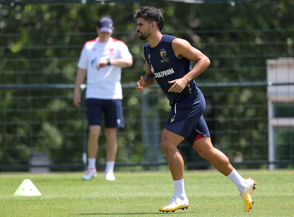 Rodrigao na na prvom treningu Crvene zvezde u novoj sezoni