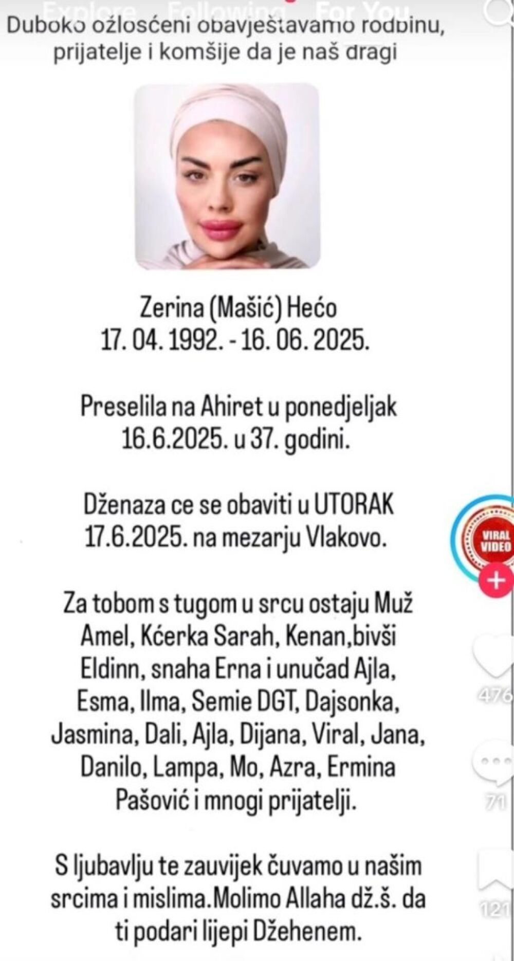 Umrlica Zerine Hećo