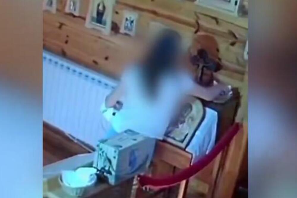 "KAKO SE NE BOJI BOGA": Žena pokupila pare sa ikona i strpala u torbu! Neviđena pljačka u crkvi na Zlataru (VIDEO)