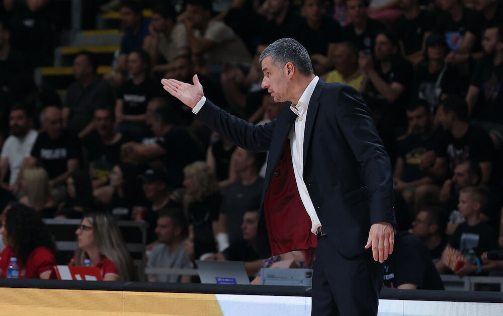 Vlade Jovanović na utakmici Partizana i Spartaka iz Subotice