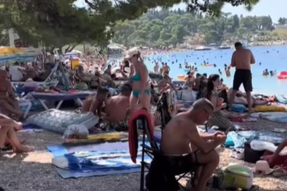 Prizor sa plaže u Makarskoj podelio Balkan! Snimak zapalio mreže, svi komentarišu samo jedno! (VIDEO)