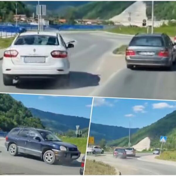 "Ovo je pokušaj ubistva": Snimak sa kružnog toka ledi krv u žilama, ovo samo ludak može da uradi