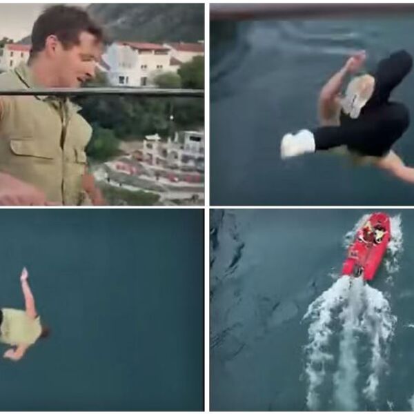 Luka skočio mrtav pijan sa mosta: Snimak iz Mostara prenerazio sve, mogao da padne deci na glavu! (VIDEO)