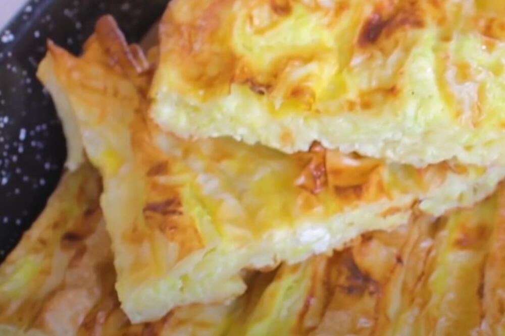 Najukusnija pita sa tikvicama, sirom i kiselim mlekom: Najbolja za letnje dane - recept svi zapisuju