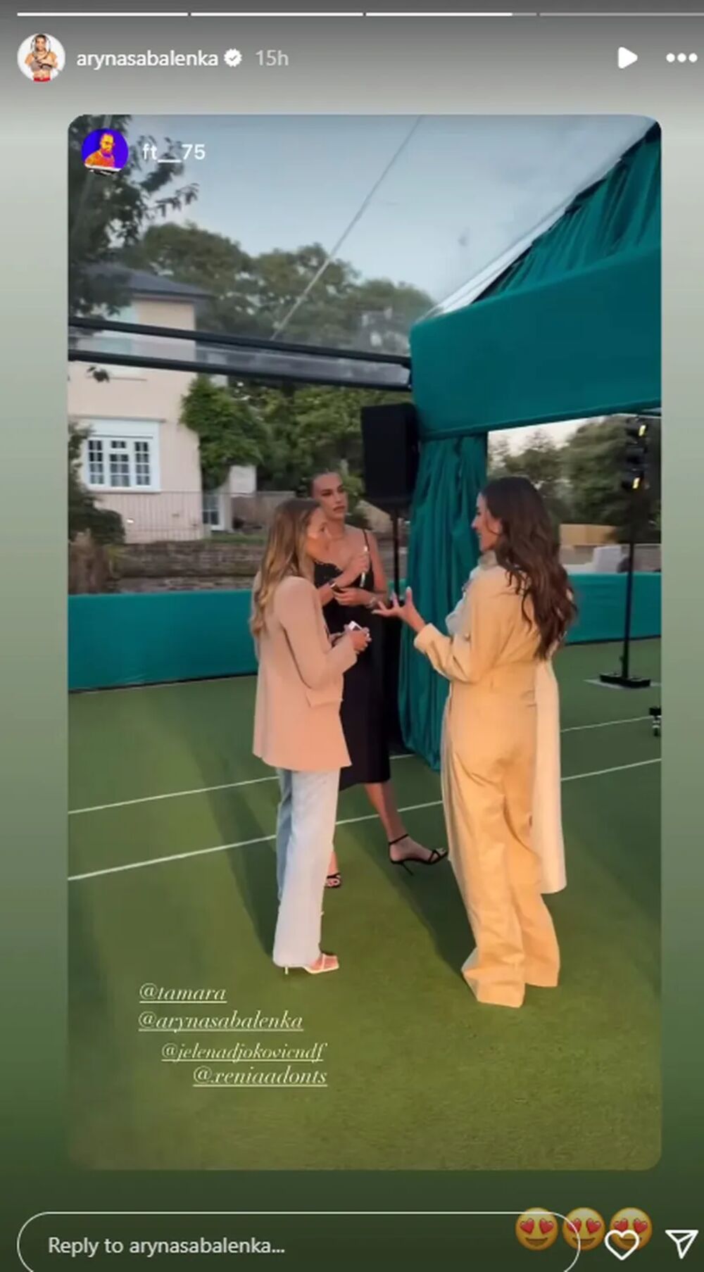 Arina, Arina Sabalenka, Jelena Đoković
