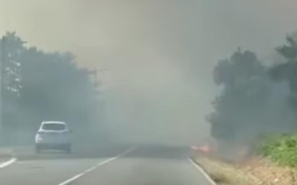 Izbio požar kod Smedereva: Vatra zahvatila zadrugu