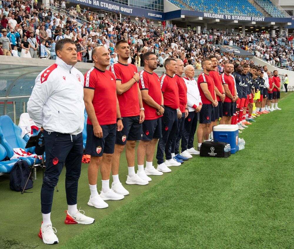 Vladan Milojević na utakmici Zenita i Crvene zvezde