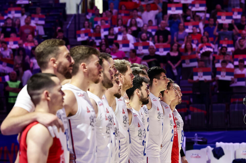 Odbojkaši Srbije bez pobede u Beogradskoj areni (Foto)