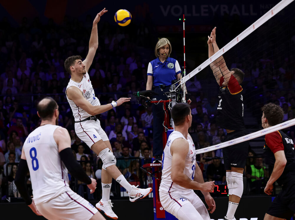 Detalj sa utakmice Srbije i Nemačke