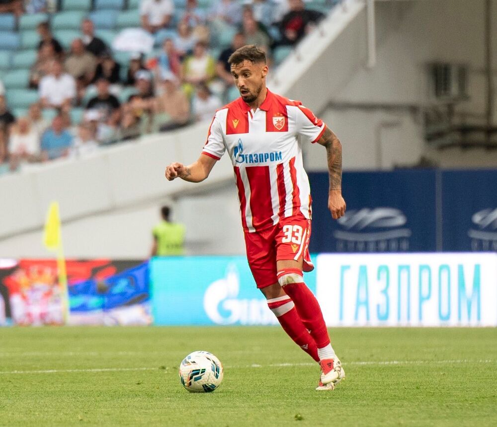 Rade Krunić na utakmici Zenita i Crvene zvezde