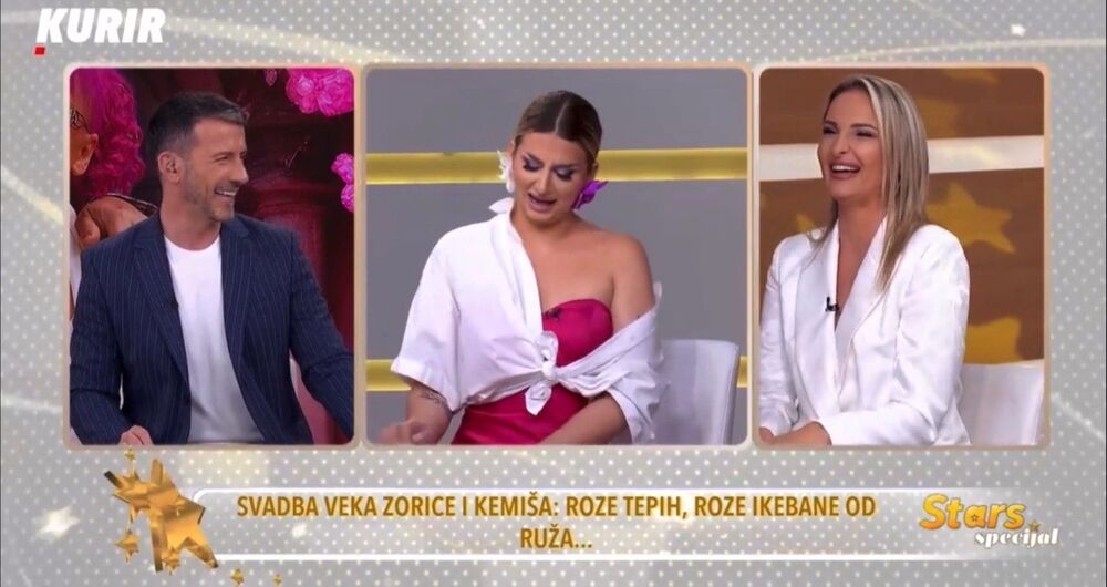 Voditeljski trio je jedva čekao da vidi kako to Branka izgleda