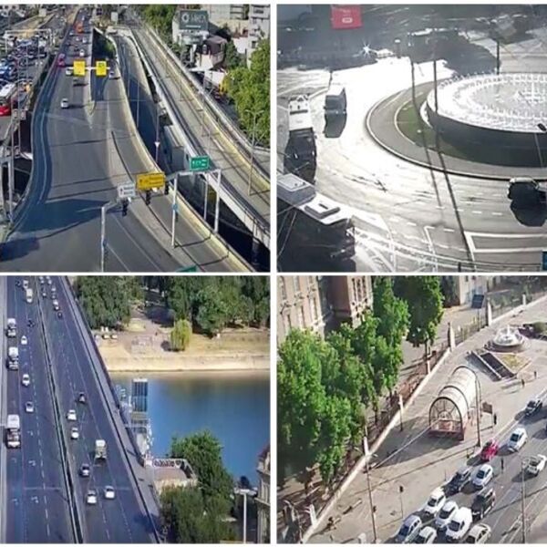 Saobraćaj se odvija normalno, GSP saobraća po redovnom redu vožnje: Pogledajte kako jutros izgledaju ulice Beograda
