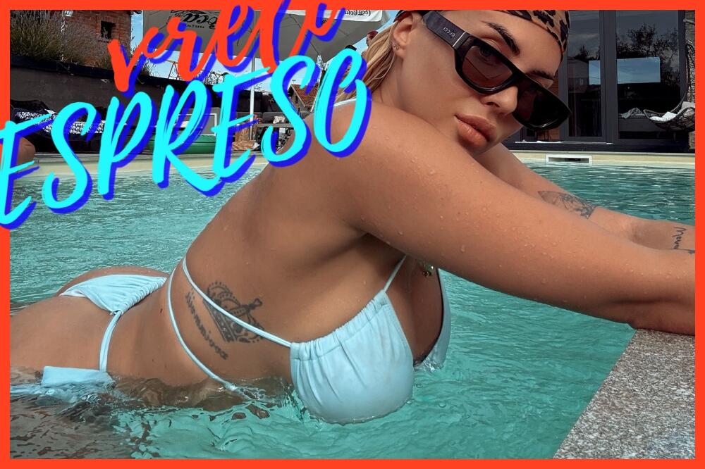 Razgolićena plavuša kandidatkinja za "Vreli Espreso"! Tetovaže na tamnoj koži, tračice preko intime i... 18+ FOTO