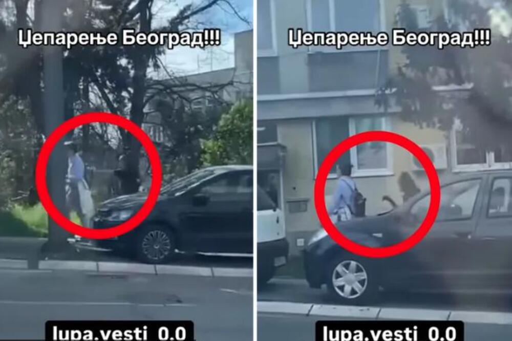 Usred bela dana ženi kradu novčanik iz ranca! Snimak džeparenja u Beogradu uznemirio javnost! (VIDEO)