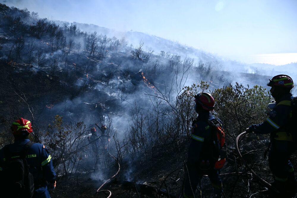Požar, Grčka