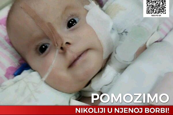 Beba Nikolija ima redak genetski poremećaj! Nakon operacije hrani se putem sonde, hitno joj je potrebna naša pomoć