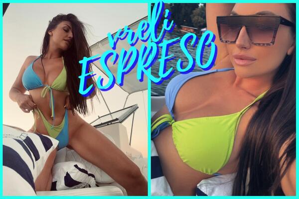 Vrela Mara u "Vrelom Espresu"! Tračice zategla i pokazala svaki deo tela, donji deo samo što ne pukne (VRUĆE FOTKE)