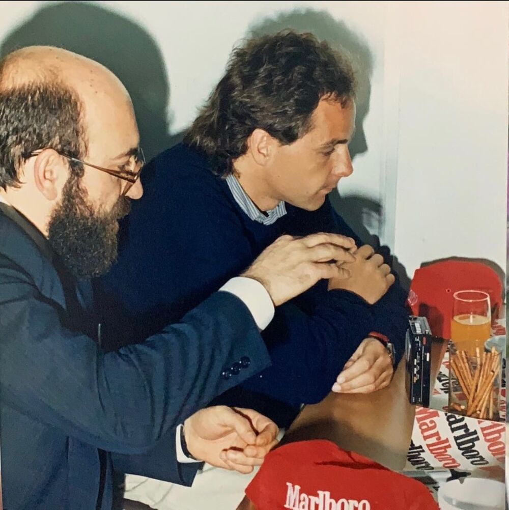 Gerhard Berger, vozač i pobednik Formule 1 i Rade Radulović