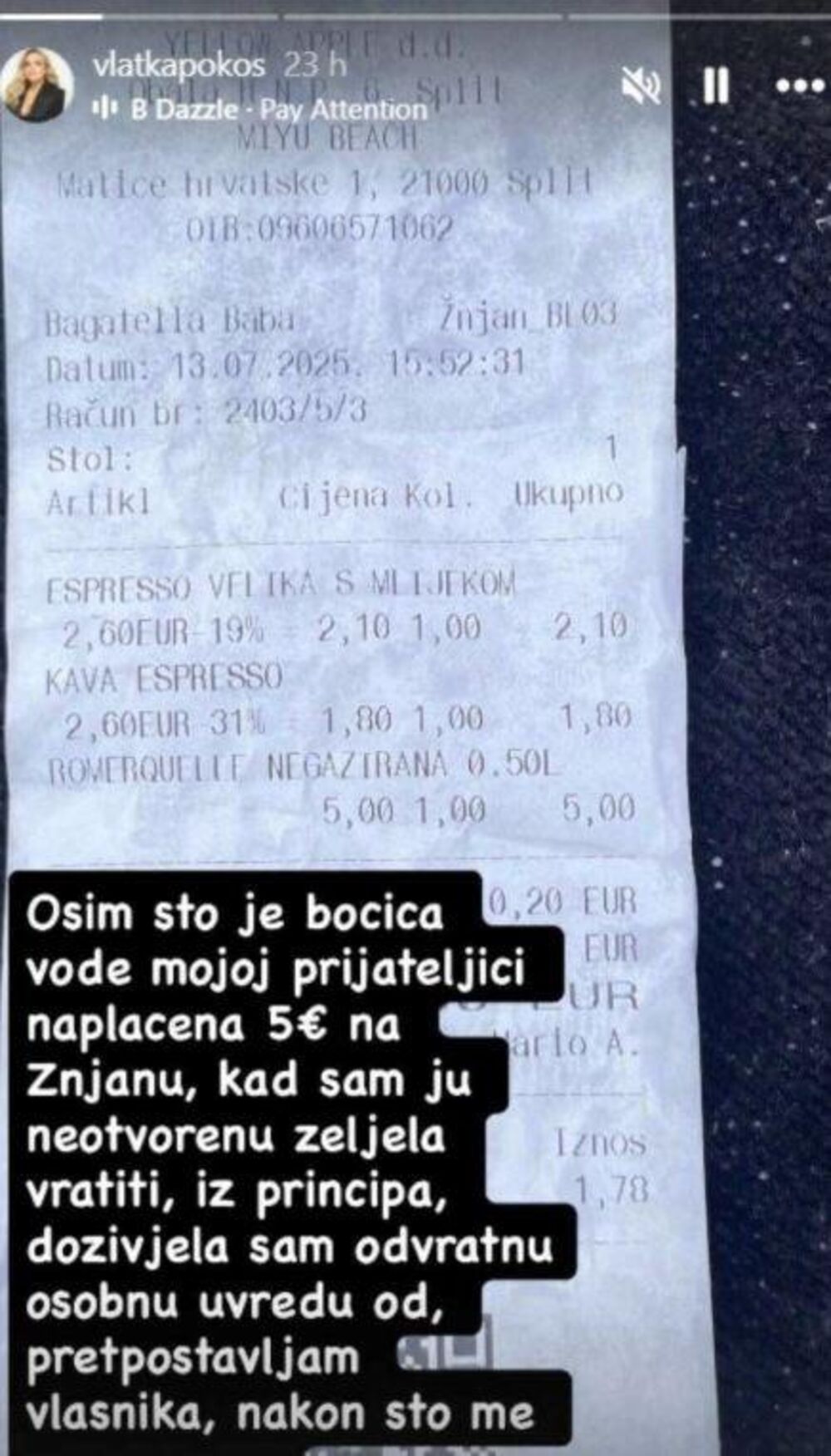 Vlatka pobesnela zbog cena 