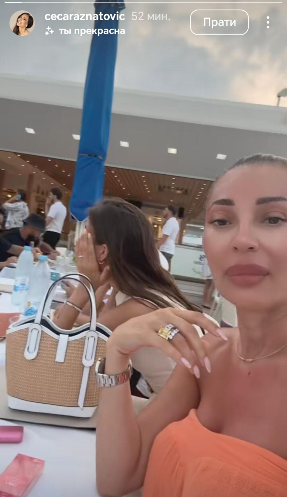 Ceca na letovanju sa najdražima