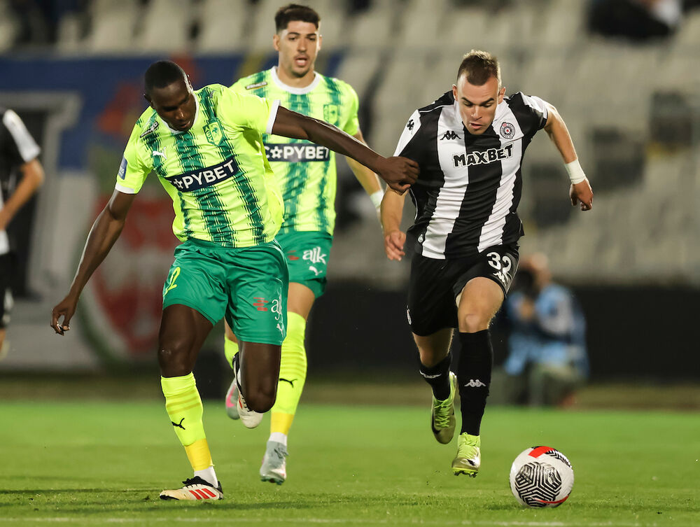 Detalj sa utakmice Partizana i AEK-a iz Larnake