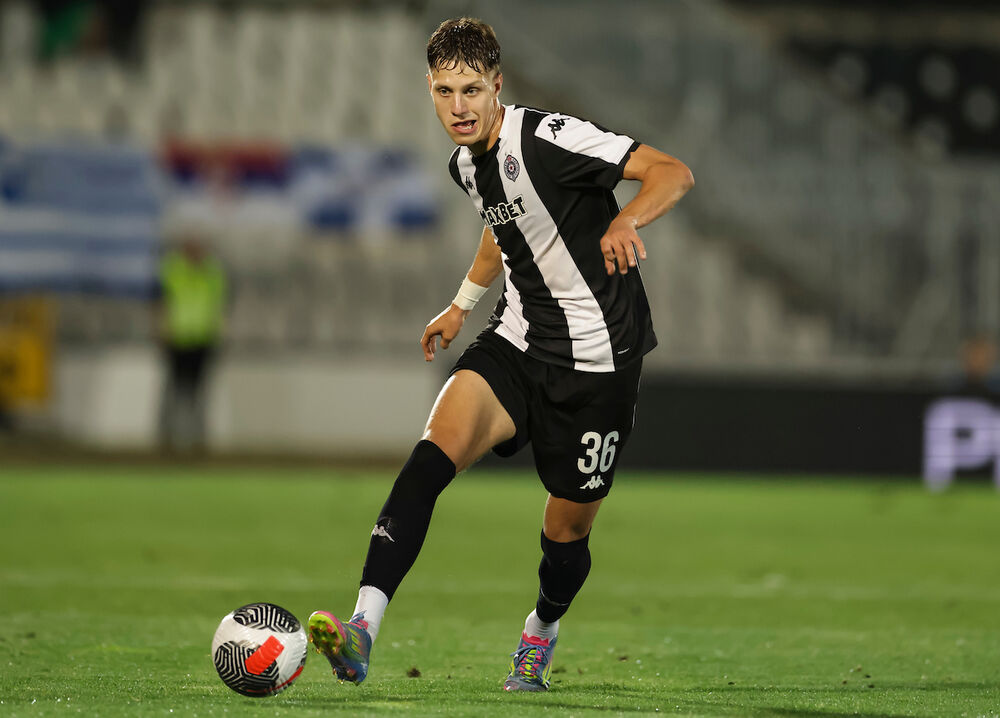 Detalj sa utakmice Partizana i AEK-a iz Larnake