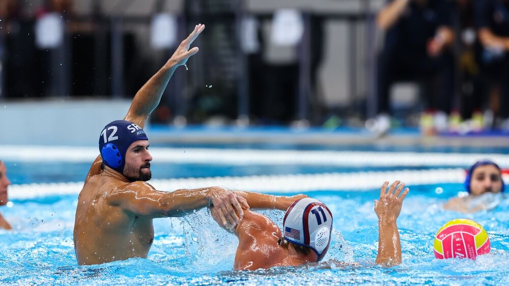 Detalj sa utakmice SAD-a i Srbije