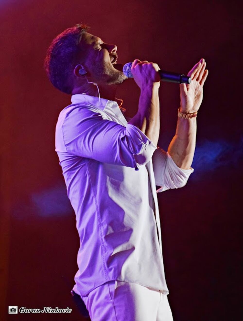 Pevač je oduševio publiku