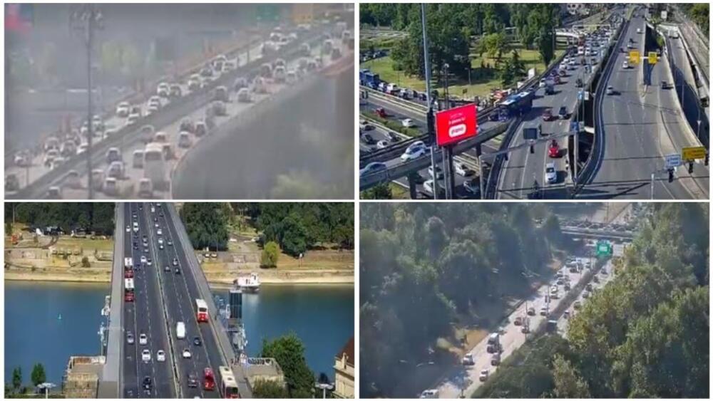 VELIKE GUŽVE U BEOGRADU: Najgore na Autokomandi i Gazeli, vozila mile, stvaraju se velike kolone na svakom ćošku!