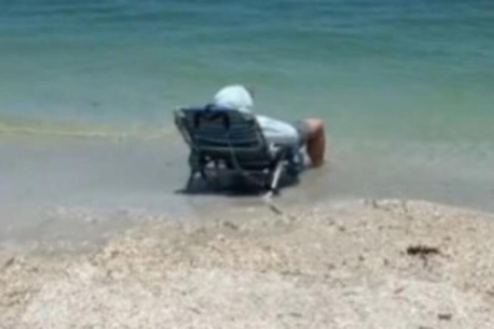 Nije znala da li uopšte diše: Ostavila muža da spava na ležaljci, kada se vratila, zatekla je horor! (VIDEO)