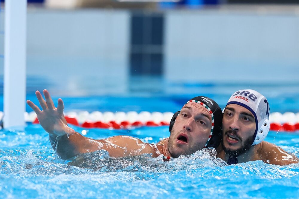 Detalj sa utakmice Srbije i Mađarske