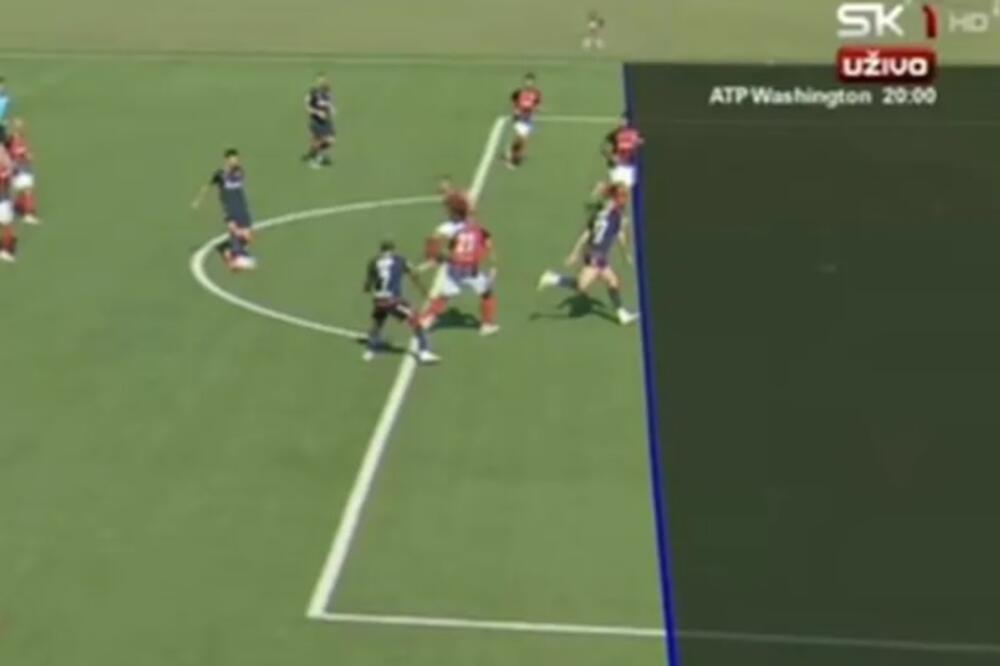 Ova crta nikako nije dobra: VAR sa meča Linkoln - Zvezda postao hit, hrvatski komentator "umirao" od smeha (VIDEO)