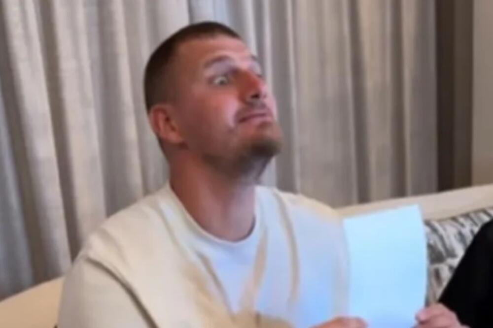 Urnebesan snimak Nikole Jokića! Plakaćete od smeha kada vidite šta radi pred kamerom (VIDEO)