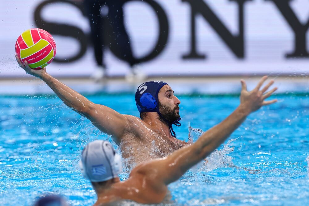 Detalj sa utakmice Grčke i Srbije