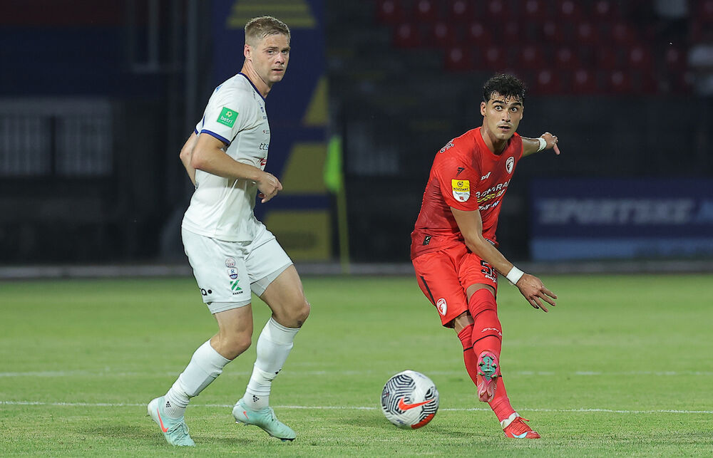 Detalj sa utakmice Radničkog i Ki Klaksvika u Kragujevcu