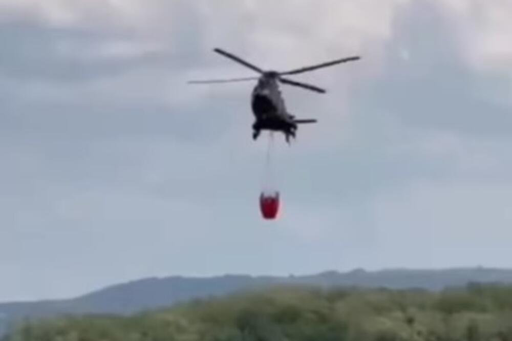 Vatra progutala sva sela u okolini Vranja: 3 helikoptera gase vatru, opšta panika među stanovništvom! (VIDEO)