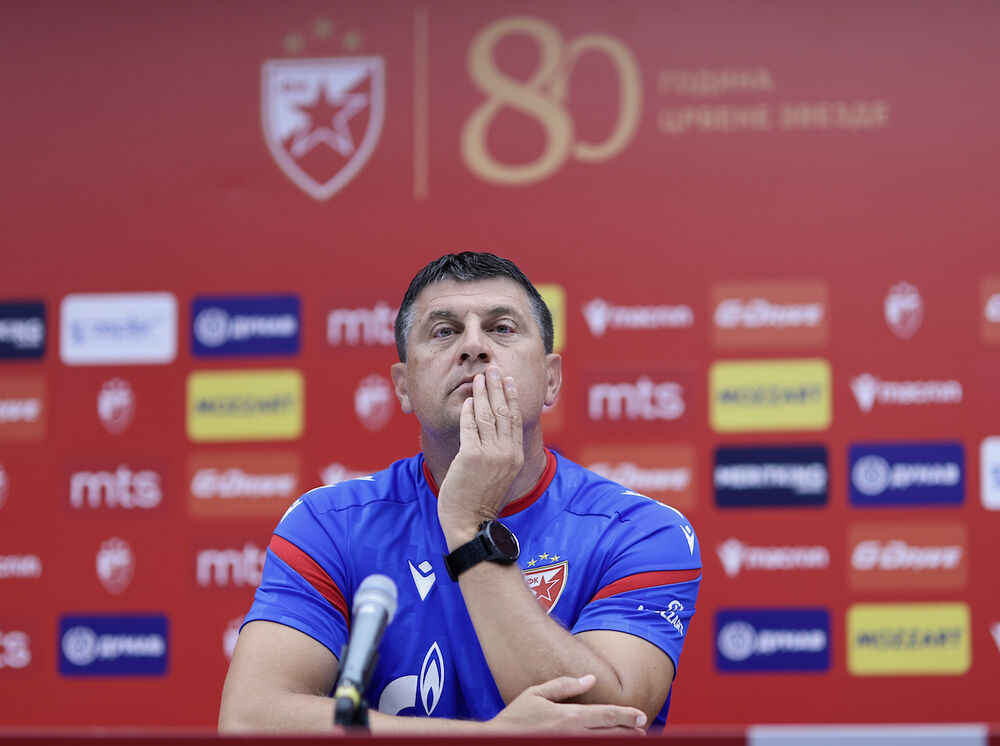 Konferencija Vladana Milojevića pred revanš Crvene zvezde i Linkoln Red Impsa