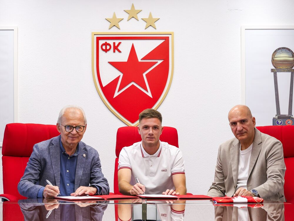 Predsednik Svetozar Mijailović, Nikola Stanković i sportski direktor Mitar Mrkela