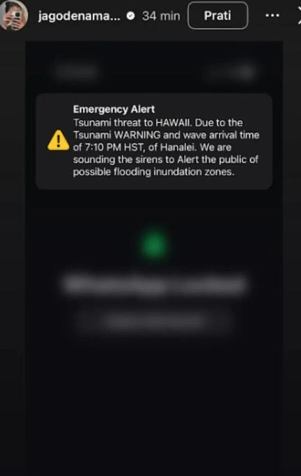 Jelisaveta dobila poruku upozorenja